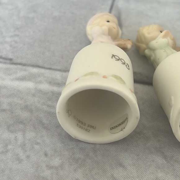 Precious Moments VTG thimbles discontinued figurines - Picture 5 of 13